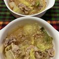 猫のミイヤ's cooksnap of when they made 簡単メイン☆豚こまと白菜・春雨の炒め煮.