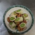 由芽15's cooksnap of when they made ちくわのアスパラ詰め.