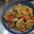 由芽15's cooksnap of when they made 簡単！時短！鳥もも肉と大根の味噌炒め.