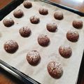 もふもふクロさん's cooksnap of when they made 簡単さくほろ☆ココアスノーボール。.