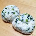 jagao's cooksnap of when they made 小松菜としらすのおにぎり.