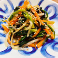 kinniko's cooksnap of when they made もやしとほうれん草のナムル.