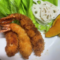 ☆あさ's cooksnap of when they made 海老フライ冷凍庫で仮眠させてまっすぐに！.