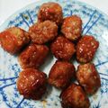 ノリノリ♪♪'s cooksnap of when they made 【豚ひき肉】5分！激うまミートボール.