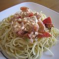 うっちゃん❤'s cooksnap of when they made 夏に★食べるラー油とツナde冷製パスタ★.