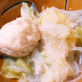 mo＊mo's cooksnap of when they made 白菜とつくねと春雨の中華煮.