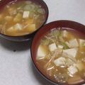 きらり流れ星's cooksnap of when they made 煮干しだしで♪豆腐の味噌汁.