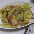きらり流れ星's cooksnap of when they made キャベツとちくわの炒めもの.