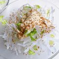 gohanちゃん's cooksnap of when they made びっくりドンキー風大根サラダ.