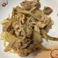 ココアLoveママ's cooksnap of when they made ごま油香る豚肉ゴボウと白滝の煮物　.