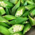 はるる〜とくん's cooksnap of when they made (σ・∀・)σ ★オクラのナムル★.