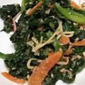 ☆ごはんできた☆'s cooksnap of when they made 二色ごま和え.