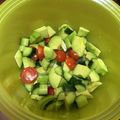 クックBWZVK1☆'s cooksnap of when they made アボカドとミニトマトときゅうりのサラダ.