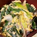 えんジェル's cooksnap of when they made 期間限定春の味覚♪葉たまねぎの甘辛卵とじ.