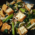 だぁしま's cooksnap of when they made 小松菜と厚揚げとしめじの煮物.