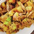 shelly616's cooksnap of when they made Theつまみ！アボカド舞茸芋のバター炒め.