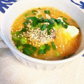 みなとのまんま's cooksnap of when they made 韓国風♪もやしと鯖缶の旨辛胡麻味噌スープ.