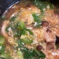 さちぶた♪'s cooksnap of when they made チンゲン菜とシメジの中華卵スープ.
