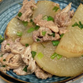 yummy?'s cooksnap of when they made 焼き大根と豚肉の煮もの.