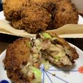 ひか99's cooksnap of when they made ☆簡単☆お肉少なめ！ほぼ野菜なメンチカツ.