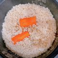 ゆにこーん☆'s cooksnap of when they made 幼児食！人参鰹節ごはん.