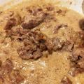 ぐるぐるぐるぐる's cooksnap of when they made 牛肉とエリンギのクリーム煮♡牛乳で.