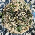 maezuchu's cooksnap of when they made しらすとひじきのしらあえ♪春菊を添えて！.