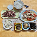 komutatata's cooksnap of when they made 簡単節約☆豚こま肉のトマト塩だれ炒め。.