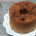 かおりかざり's cooksnap of when they made 板チョコチップ♪　ココアシフォンケーキ.