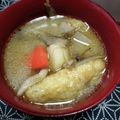 重次郎's cooksnap of when they made ♥ほっこり♥きのこと根菜の食べる味噌汁.