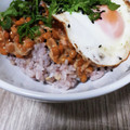 ponnko's cooksnap of when they made 朝からモリモリ♪おツナねばねば納豆丼♪.