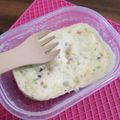 れべきゃ６'s cooksnap of when they made 離乳食＊レンジで簡単！蒸しパン＊おやつ.