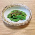 コムギ大好き's cooksnap of when they made スナップエンドウの生姜醤油炒め.