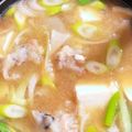 みーこ 's cooksnap of when they made 富山だね～！お味噌汁【すり身】.