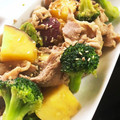 こてつんつん♪'s cooksnap of when they made 【時短10分】豚バラとさつま芋の甘辛炒め.