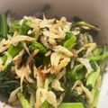 miyuみゆ☆'s cooksnap of when they made 菜の花炒めもの♪菜の花おひたし♪干し海老.