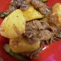 andyhope69's cooksnap of when they made じゃが芋と牛肉とアスパラのうま煮.