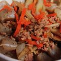 リッカロッカ's cooksnap of when they made ゴボウとこんにゃくのそぼろ煮.