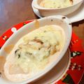 Rie_rivali's cooksnap of when they made お餅とたらこのグラタン.