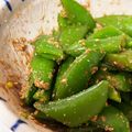 たねmama's cooksnap of when they made スナップエンドウのごま和え.