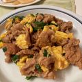 のらむーちょ's cooksnap of when they made ☆花卵も一緒に!!簡単豚ニラ☆彡.