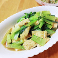 かわゆう1211's cooksnap of when they made めんつゆで簡単！小松菜と油揚げの煮浸し.