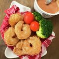 Runa/Rumi's cooksnap of when they made エビフリットのスイチリオーロラソース和え.