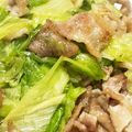 菜つ実☆ミ's cooksnap of when they made 豚レタス炒め.