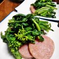 瑞穂’mizuho♡'s cooksnap of when they made 厚切りベーコン菜の花のオリーブオイル炒め.