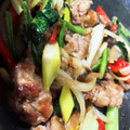 パプリカ婦人's cooksnap of when they made 豚肉と小松菜の炒め物.
