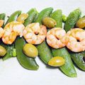 クックOWPJU3☆'s cooksnap of when they made 海老とスナップえんどうの塩だれ炒め.