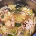 マクドなるほど's cooksnap of when they made 豚コマ肉とキャベツのごま油タップリ鍋.