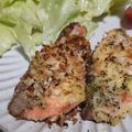 fu♪♪'s cooksnap of when they made m秋鮭(生鮭)のガーリックマヨパン粉焼き.