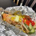 ♪Key♪'s cooksnap of when they made ノルウェーサーモンのホイル包み焼き.